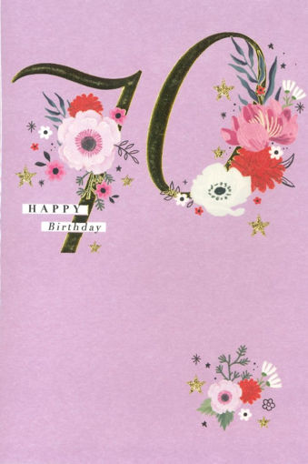 Picture of 70TH BIRTHDAY CARD